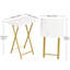 Kearra TV Tray Table Set with Stand-294135404