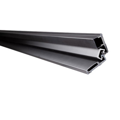 95 in. Heavy Duty Full Surface Limited Frame Continuous Door Hinge in Aluminum and Duronodic