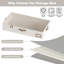 Rangement sous le lit, bacs de rangement sous le lit pour les vêtements, grands bacs d'organisation de placard sous le lit en lin, paquet de 2 bacs sous-lit pliables pour les vêtements, chandail, beige