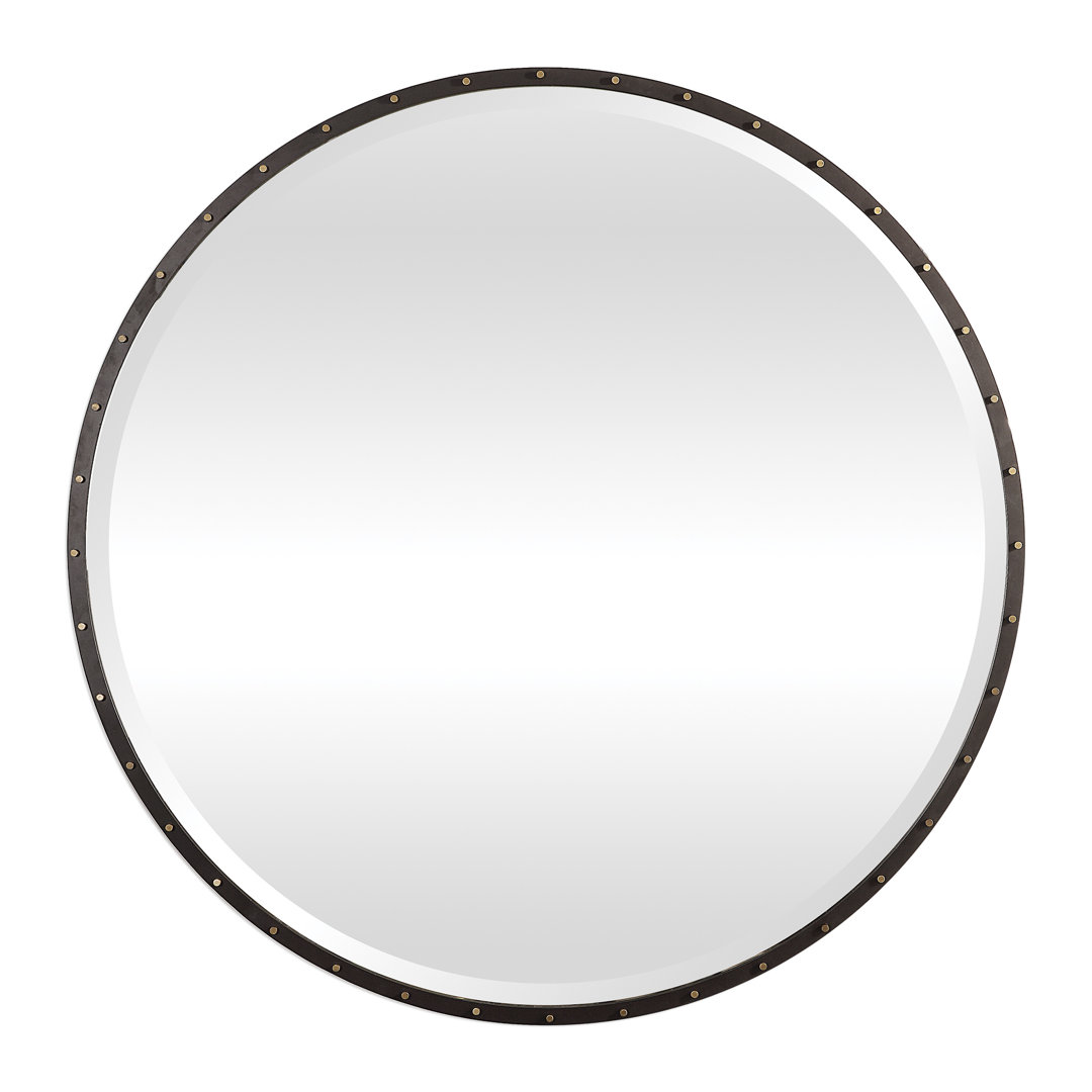 Erste Round Accent Mirror Ebern Designs