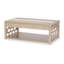 Table basse à quatre pieds avec rangement Biscayne