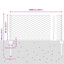 60cm H x 10000cm W Steel Fencing Kits