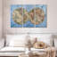 «Ocean Hemispheres», reproduction d'art sur toile-92761009