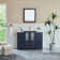 Arroyos 48'' Single Bathroom Vanity with Ceramic Top with Mirror