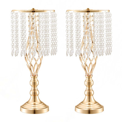 Grand vase en cristal 12 pièces pour mariage