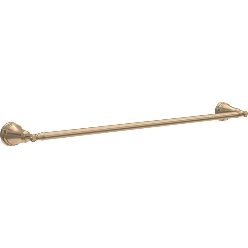 Mylan 18 in. Wall Mount Towel Bar with 6 in. Extender Bath Hardware Accessory, Champagne Bronze