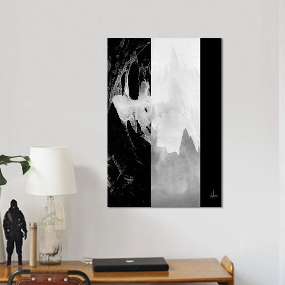 «Abstract», reproduction d'art sur toile, H 12 po x l 8 po x P 0,75 po, Toile tendue