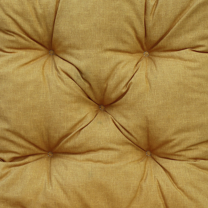 Garden Seat Cushion, Yellow