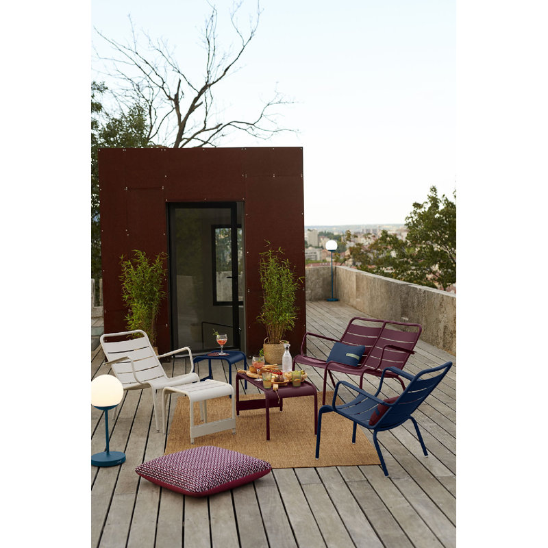 Luxembourg Outdoor Side Table, Cotton