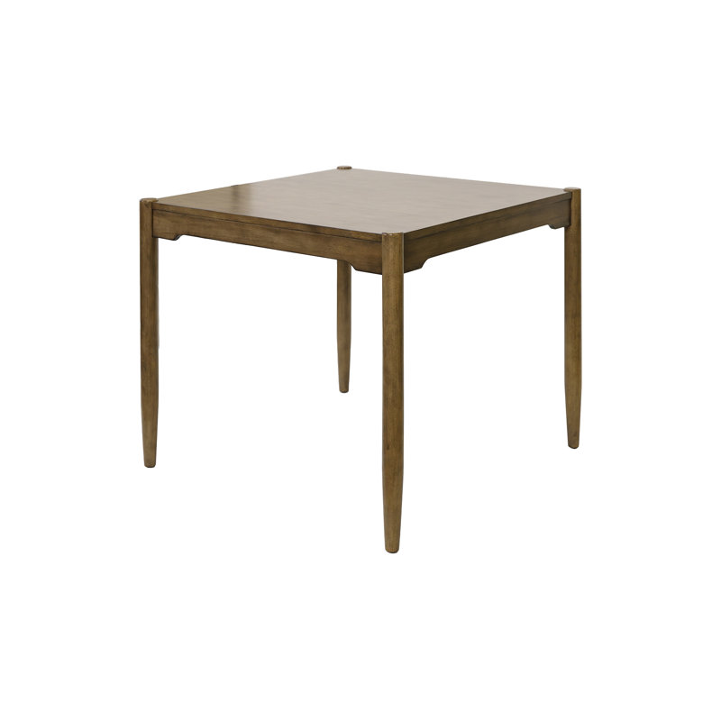 Najni Modern Wood Counter Height Square Kitchen Table, Dining Surface, Brown