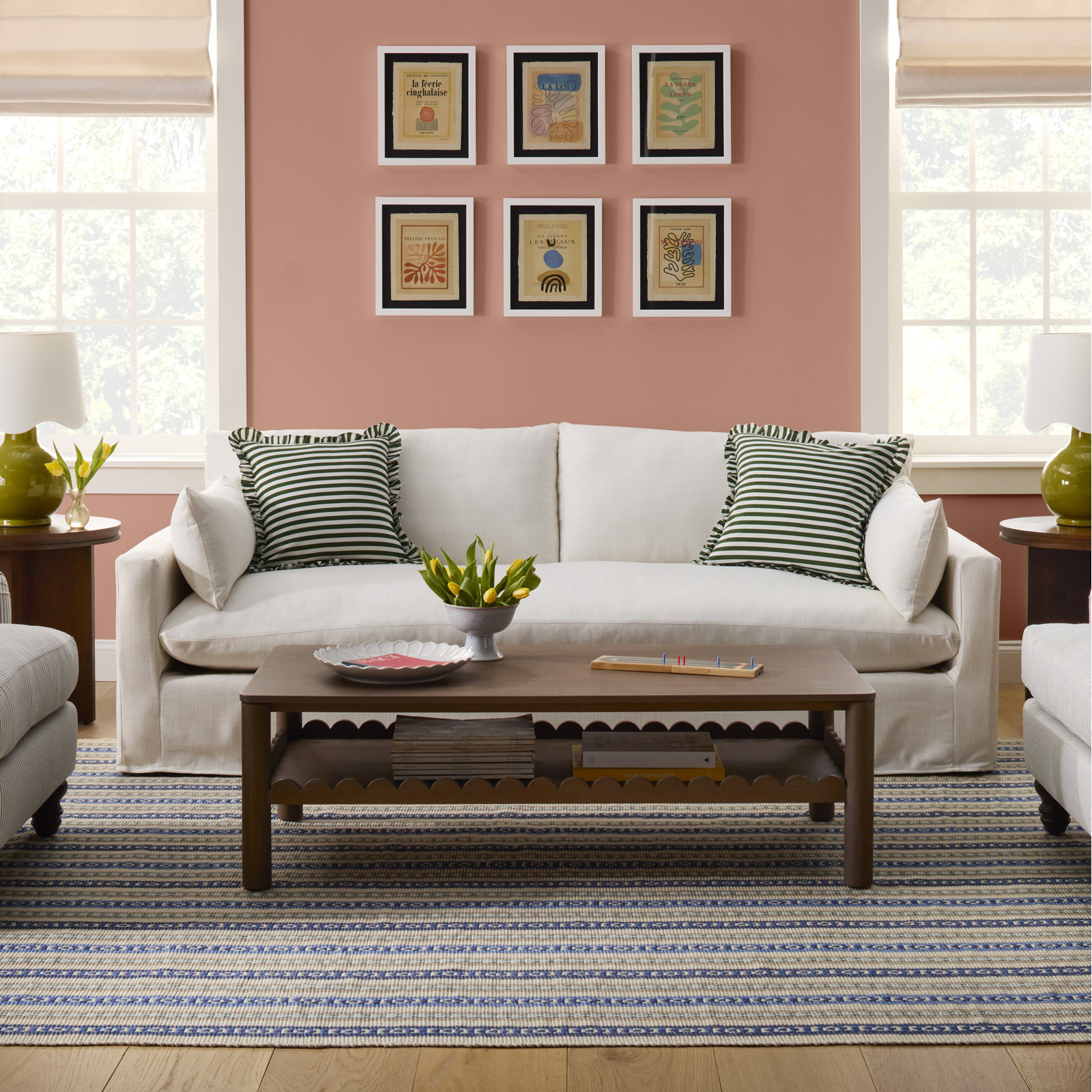 Melange Diamond Blue Machine Washable Geometric Rug, Rectangle 9'6" x 13'6"