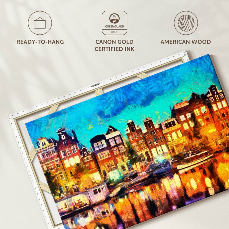 Sireci Amsterdam, 34" H x 51" W