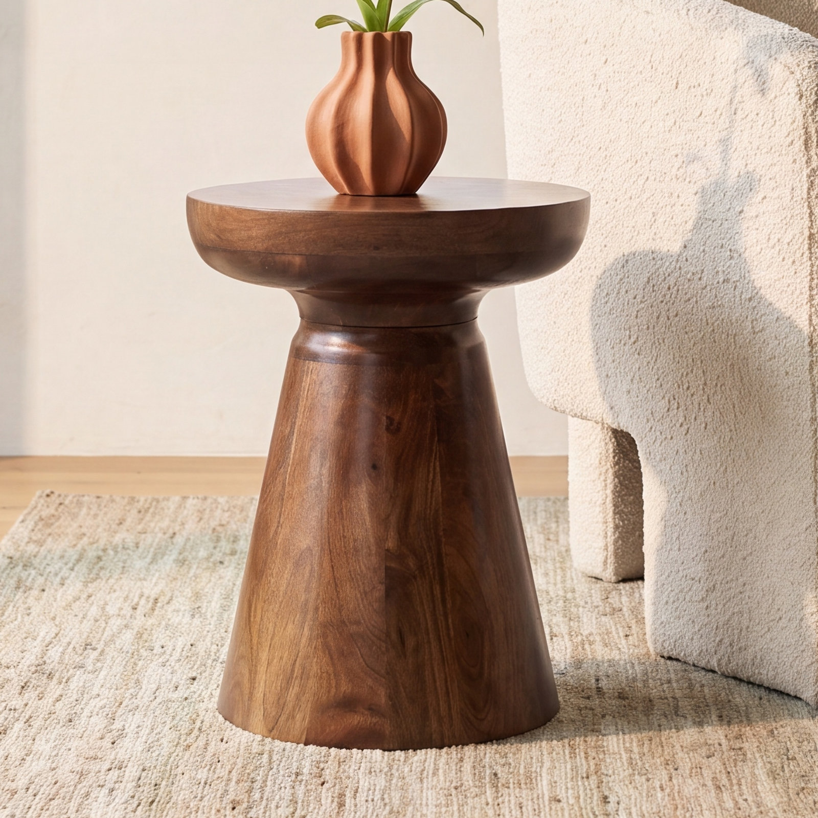 14" Acacia End Table
