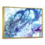 Abstrait de marbre bleu et mauve - peinture sur toile-67359439-67359445