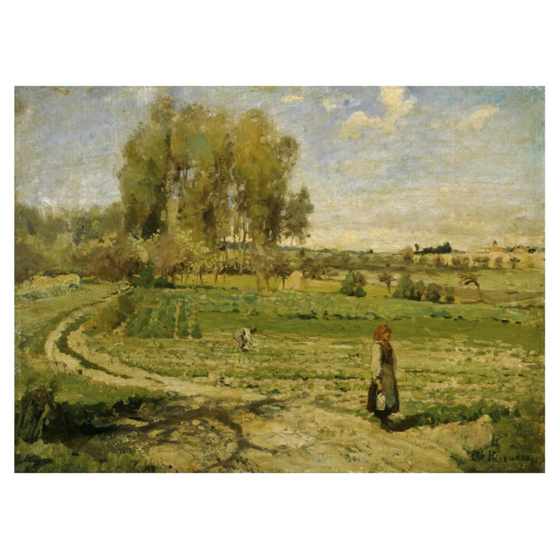 «Giverny» par Camille Pissarro - estampe numérique, H 32 po x l 40 po