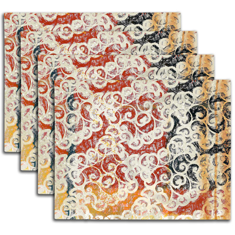 Napperon abstrait en polyester