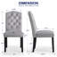 Chaise de salle à manger rembourrée Miroir-99903455