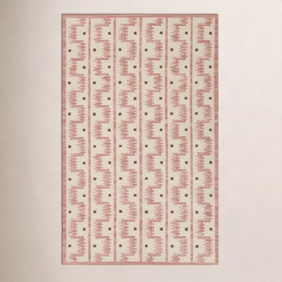 Freya Hand-Woven Geometric Wool Rug