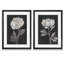«Black and White Flowers III», ensemble de 2 reproductions d'art encadrées-1201688072-1201688118-1201688074