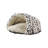 Animal Print Orthopedic Faux Fur Hooded/Dome Hooded Cat Mat Nest Bolster Pet Bed