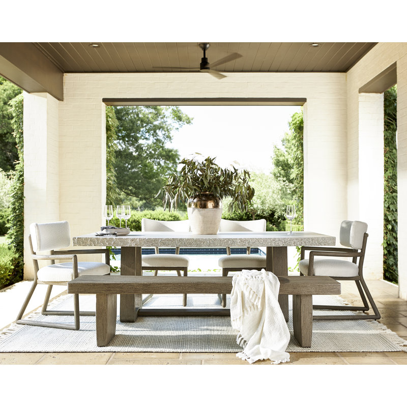 Rhodes Teak Patio Dining Side Chair