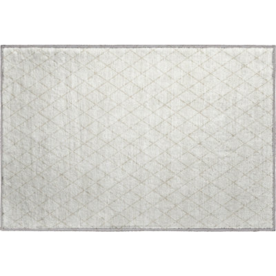 Premium Machine Washable Prisco Ivory Rug