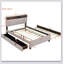 Lit plateforme tapissier avec tête de lit de rangement, lit gigogne simple, tiroirs et charge pour les chambres à coucher modernes-512368867-512368869