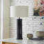 Lampe de table noire 30 po Bethia