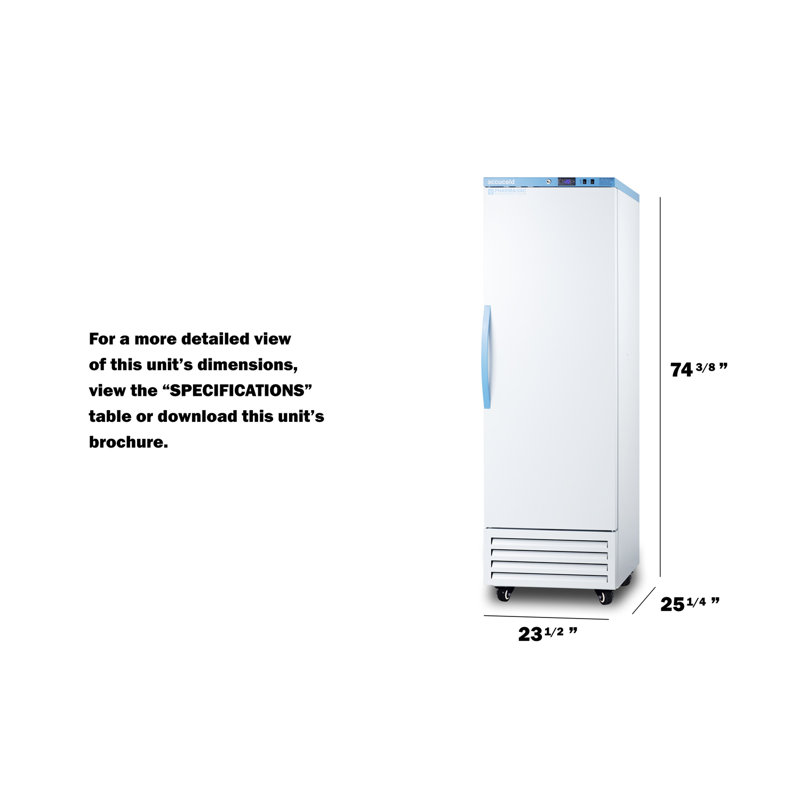 Accucold  9.53 Cu. Ft. Upright Vaccine All-Freezer, Right