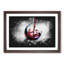Tilted Wine Glass - Framed Print