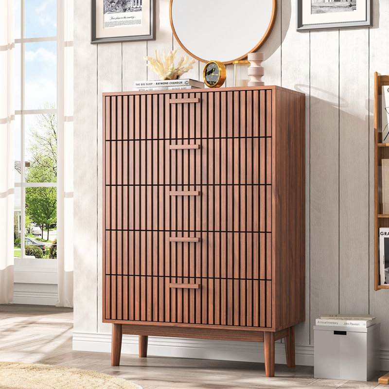 Commode double l 31,5 po, Noyer