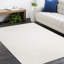 Cordi Striped Area Rug in Ivory/Light Gray-70992085