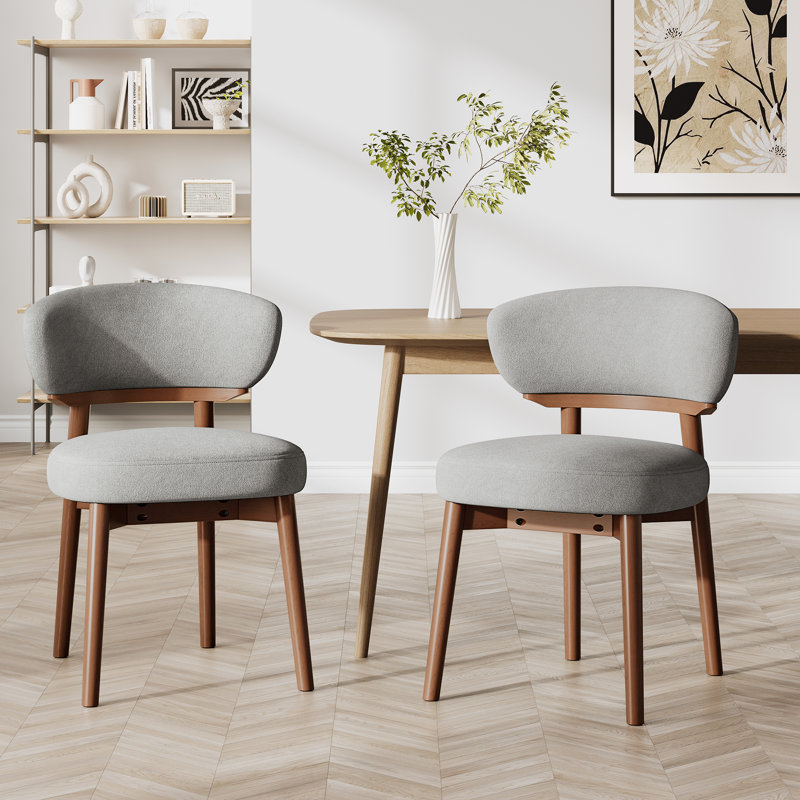 Chaise d'appoint Cleona, Gris foncé