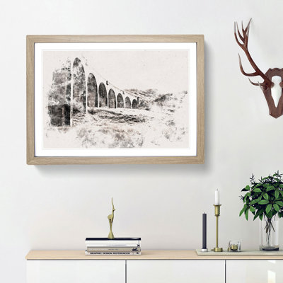 Glenfinnan Viaduct in Scotland - Picture Frame Painting Print