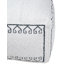 Greek Key Upholstered Outdoor Ottoman