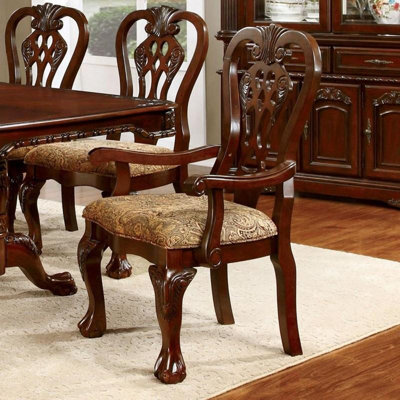 Buckhurst 19.5'' H Upholstered Oak Armchair