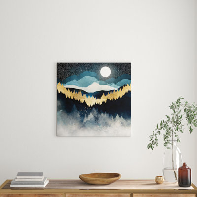 Indigo Night by SpaceFrog Designs - Wrapped Canvas Giclee Art Print