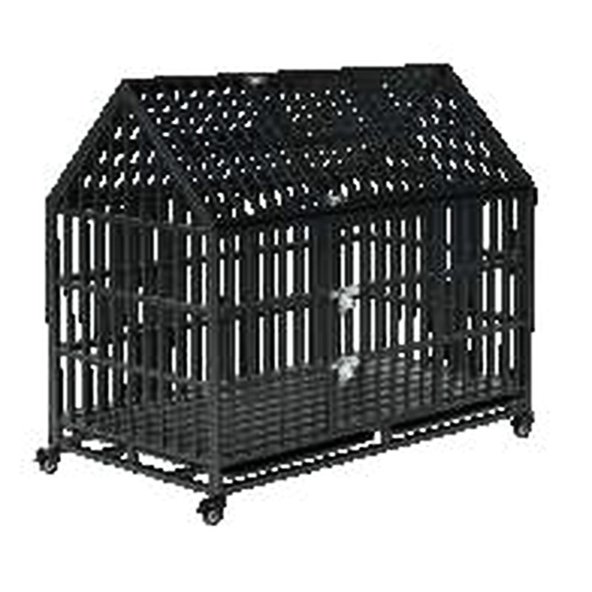 17 Stories 52 Inches Dog Crate With Elegant Roof Subsection, Robust ...