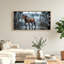 Ensemble de 1 tableau sur toile représentant un gymnase pour chevaux-130708150-130708154