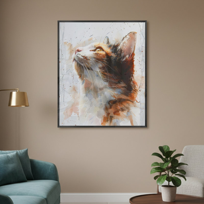Single Picture Frame LED Illuminated Wall Art Wall Art on Glass / Aluminium, 60 cm H x 50 cm W