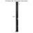 85.5 in. H Solar Powered Temperature Controlled Portable Free Standing Outdoor Shower with Detachable Shower Head and Footwash Spout and Duckboard