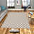 Stylish Woven Carpet, 5.2 x 7.5 Feet | 100% Polyester, 0.3 in Pile Height, Antibacterial, Non-Slip PVC Dot Underside | Machine Washable, 3D Digital Print | Perfect for Living Room, Bedroom & Home Décor-2072624750