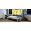 Lit double pleine grandeur avec tablettes de rangement et lumières à DEL douces, parfait pour l'espace-2057367553
