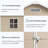 Waterproof Plastic Outdoor Storage Outdoor Storage 6x4 FT with Floor, Double Doors, Window, Sloped Roof, Lockable, Vents for Patio, Backyard, Tools, Bike, Lawn Mower, Easy Assembly - Light Brown-124829193