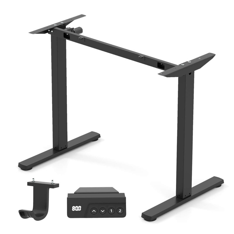 Electric Standing Desk Frame with LED Display Memory Positions for 40”-48” Desktop Black, Black