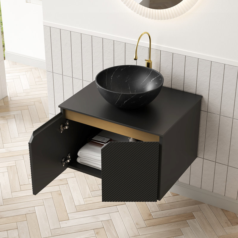 Ormah Wall Mounted With Stone Top