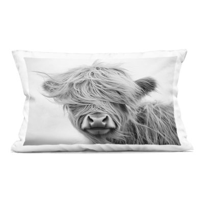 Easy Breezy Cattle Decorative Printed Throw Pillow, design by Tina LeCour, 14 x 7 x 20