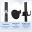 Satin Adjustable Curtain Pole Set