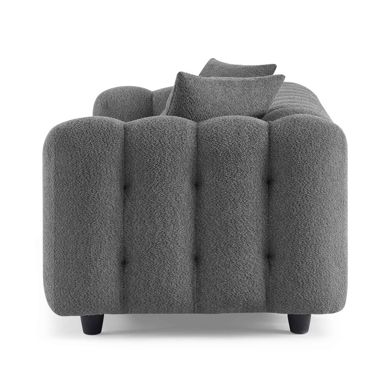 Lavance MINIMORE Modern 89.4'' Square Arms Chesterfield Sofa