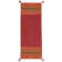 Azizi Striped Hand Woven Cotton Red Rug